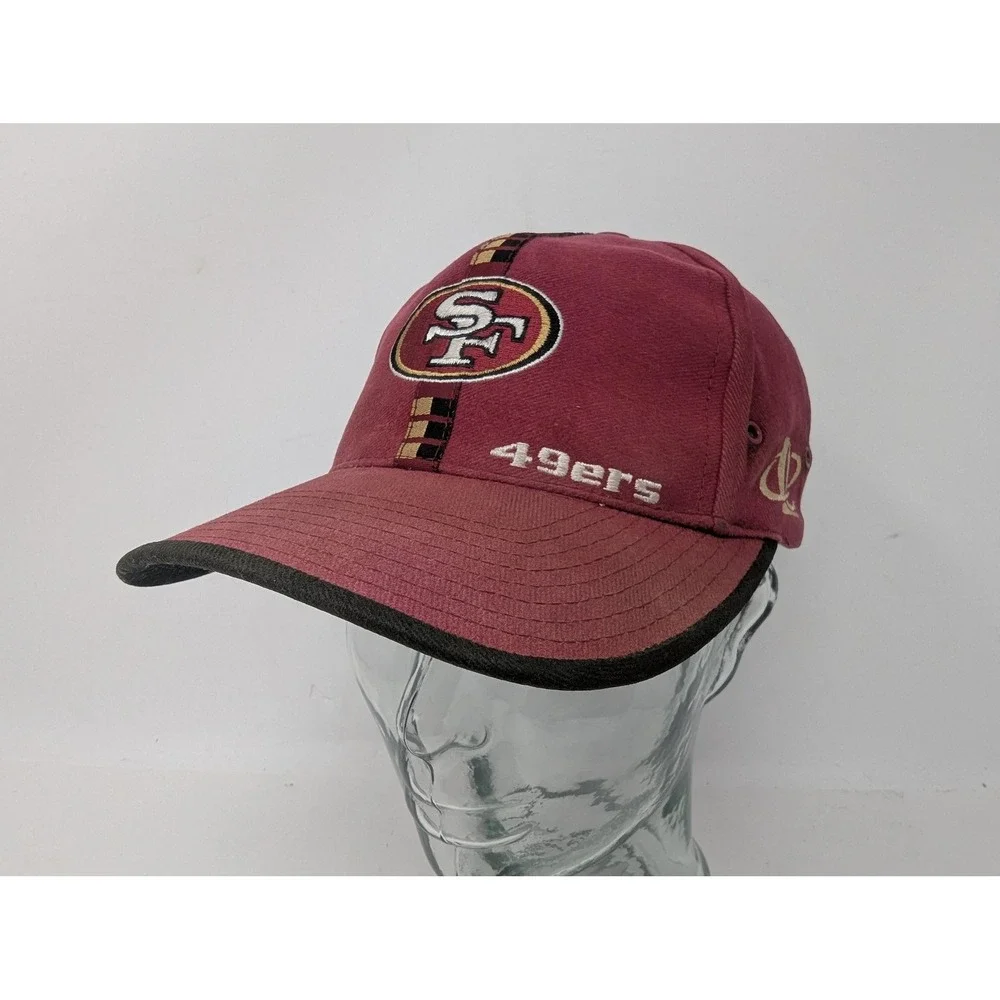 VINTAGE San Francisco 49ers Hat Cap Strap Back Logo Athletic NFL Football 90s